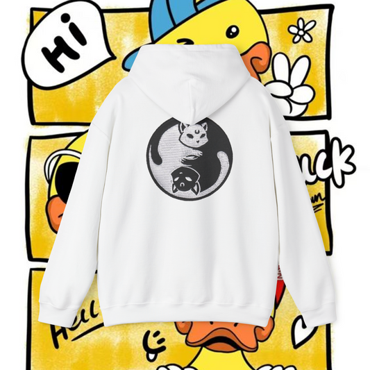 Yin-Yang Feline || Unisex Hoodie