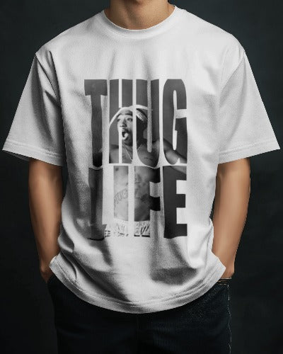 Thug Life Oversized T-Shirt || 100% Cotton