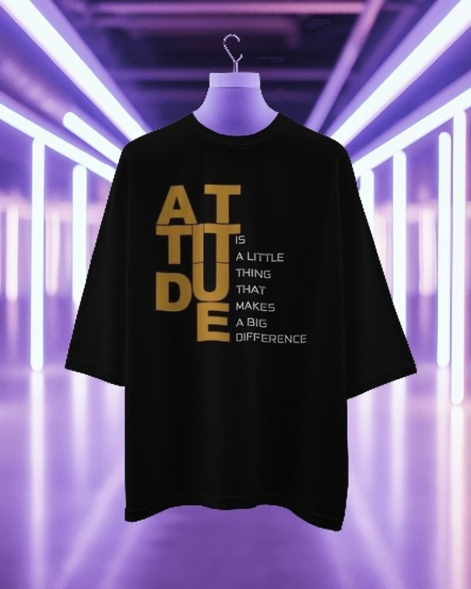 "Attitude Matters" Oversized || Unisex T-Shirt